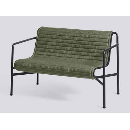 Accessoire / Coussin intégral - Pour banc avec dossier Palissade Dining L 128 cm - Hay - Olive - Mousse