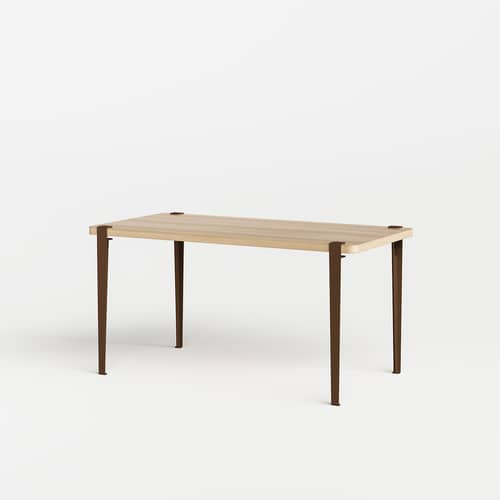 Fuß  metall braun - TIPTOE - Marron (by Uchronia) - thermolackierter Stahl