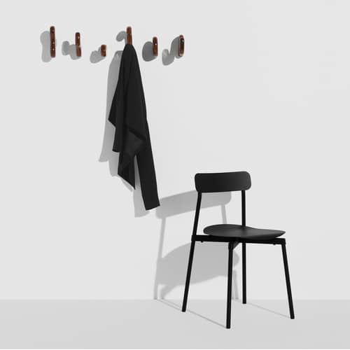 Set de 2 patères Klump céramique - Petite Friture - Marron - Céramique émaillée