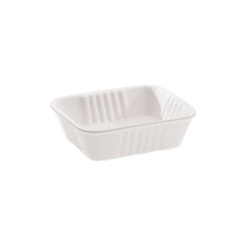 Plat Estetico quotidiano céramique blanc / 14 x 11 cm - Seletti - A l\'unité / Blanc - Porcelaine
