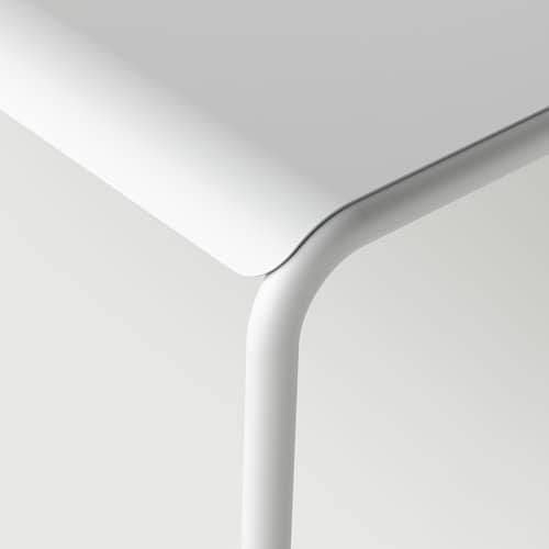 rechteckiger Tisch Panorama metall grau / 160 x 90 cm - 6 Sitze - TIPTOE - Grau Kreidegrau - thermolackierter Stahl