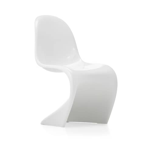 Stuhl Panton Chair Classic plastikmaterial weiß / By Verner Panton, 1959 - Fester Polyurethanschaumstoff - Vitra - Weiß - Polyurethan-Hartschaum