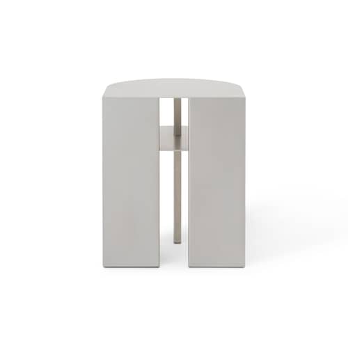 Table d\'appoint Rand métal / 40 x 40 x H 48,4 cm - NEW WORKS - Acier - Acier