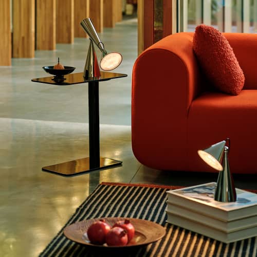 Tischleuchte Pose LED plastikmaterial silber / Orientable - Tom Dixon - Silber - ABS