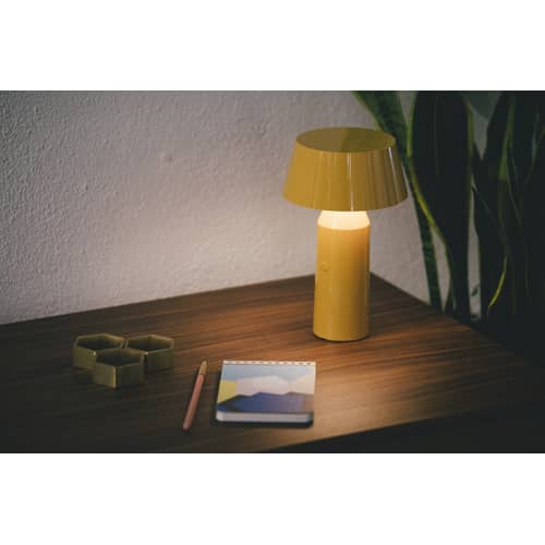 Bicoca Wireless rechargeable lamp plastic material yellow - Marset - Yellow - Polycarbonate