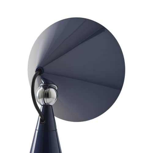 Pose LED Wireless rechargeable lamp plastic material blue / Orientable - Tom Dixon - Indigo - Polycarbonate