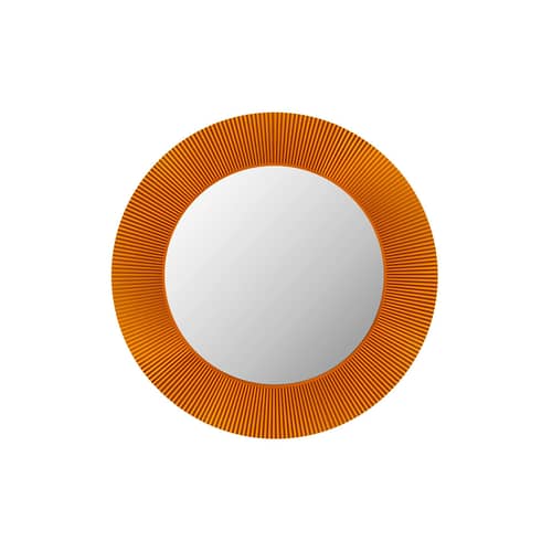 Miroir lumineux All Saints LED / Ø 78 cm - Kartell - Ambre - Miroir, PMMA