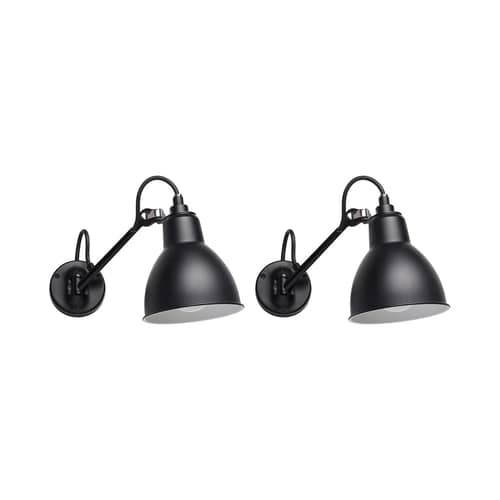 Pack promo  / Set 2 appliques salle de bains N°104 Bath - DCW éditions - Noir - Acier