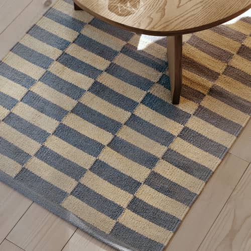Tapis Jane bleu / 70 x 200 cm - BROSTE COPENHAGEN - Bleu poudré - Coton
