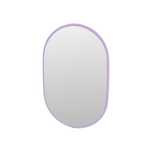 Wandspiegel Colour Frame - Look holz violett / 46,8 x 69,6 cm - MONTANA - Irisblau, irisierend 164 -  Verre miroir, lackierte Holzfaserplatte