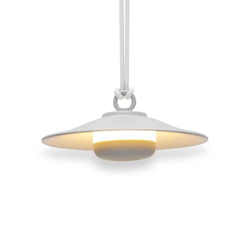 Applique d\'extérieur Chap-O métal gris / Lampe sans fil - Fatboy - Gris clair - Métal enduit