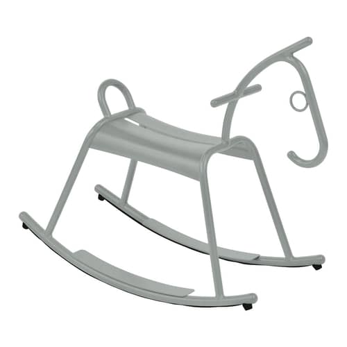 Cheval à bascule Adada métal gris / Intérieur-extérieur - Fermob - Gris lapilli - Aluminium
