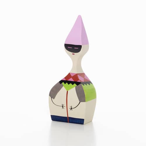 Dekoration Wooden Dolls - No. 6 holz bunt / By Alexander Girard, 1952 - Vitra - Nr. 6 - Tanne