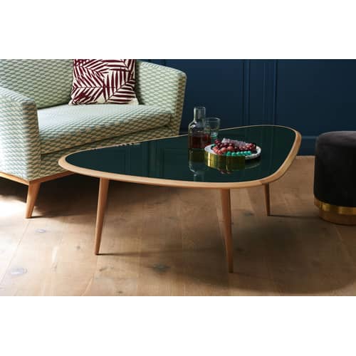 Table basse Large / 130 x 85 cm - Laque - RED Edition - Chêne - Chêne massif