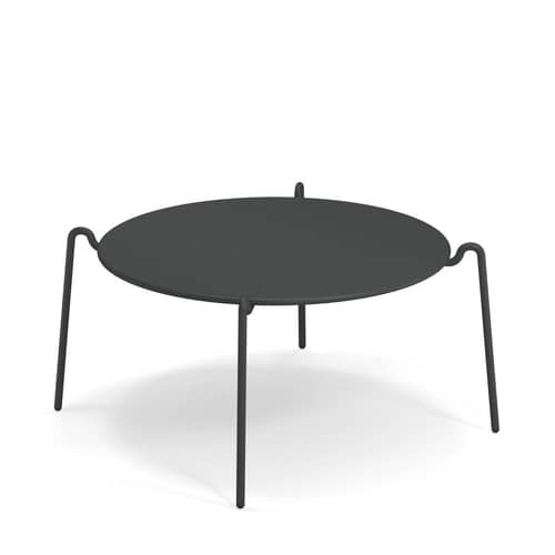 Table basse Rio R50   / Ø 104 cm - Métal - Emu - Fer Ancien - Acier