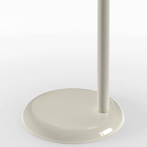 Table d\'appoint Spot métal beige / Ø 35 x H 55 cm - Tom Dixon - Mastic brillant - Acier thermolaqué