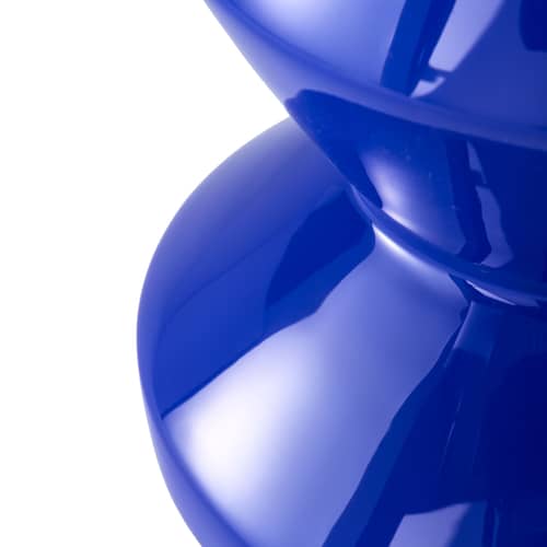 Tabouret Zig Zag - Pols Potten - Bleu foncé - Polyester laqué