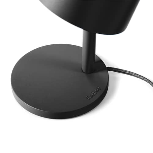 Tischleuchte Little Lebow metall grau / 2 schwenkbare Spotlights - Fatboy - Anthrazit - Aluminium, Stahl