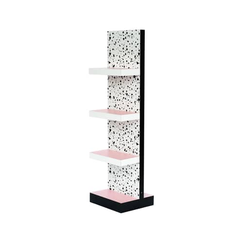 Étagère Super Shelf / L 48,3 x P 44 x H 173,2 cm - Seletti - Terrazzo - Bois, MDF, Stratifié