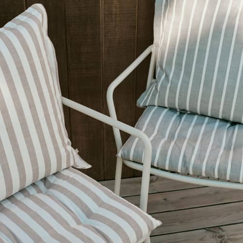 Housse de coussin Marta beige / 50 x 50 cm - BROSTE COPENHAGEN - Taupe chaud - Coton