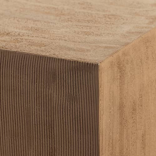 Lampe de table Illumina 01 céramique marron - Serax - Sable - Grès rainuré