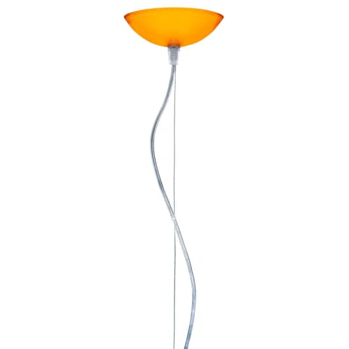 FL/Y Small Pendant plastic material orange Small - Ø 38 cm - Kartell - Orange - PMMA