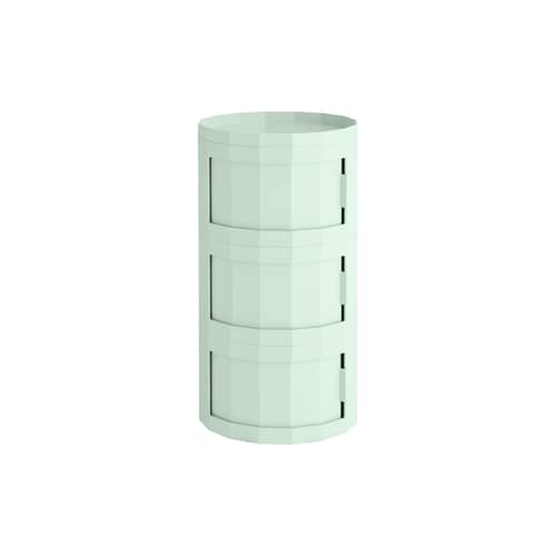 Rangement Facet High / H 65 cm - 3 portes - Hay - Vert menthe - ABS recyclé