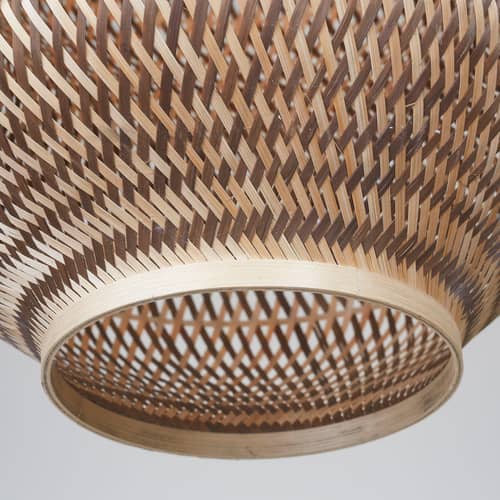 Suspension Barbados / Ø 40 x H 67 cm - Bambou - GOOD&MOJO - Marron & naturel - Bambou, Fer