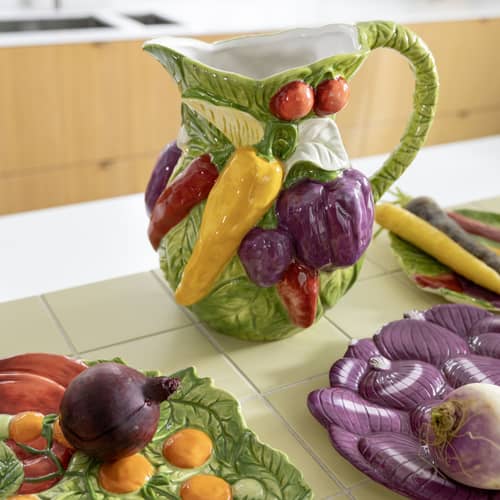 Caraffa Legume Pepper ceramica multicolore / 2,5 Litri - & klevering - Pepe - Ceramica dolomite