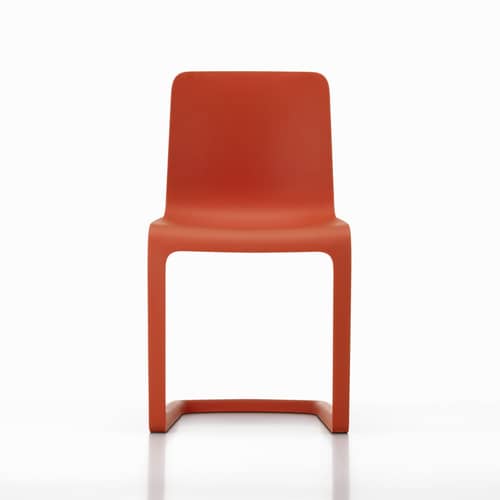 Chaise EVO-C - Vitra - Rouge coquelicot - Polypropylène