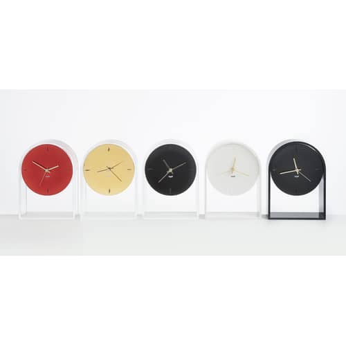 Horloge à poser L\'Air du temps / H 30 cm - Kartell - Noir / Noir - Technopolymère thermoplastique