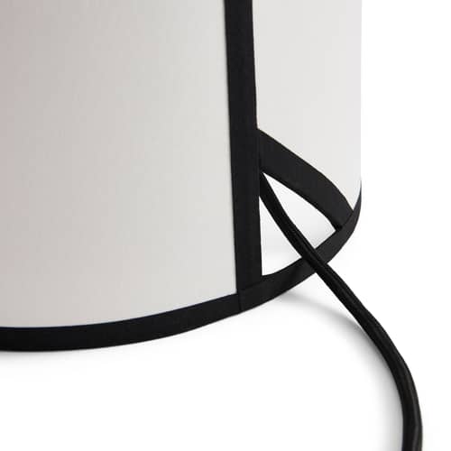 Lampe de table Ava Pyramid / H 50 cm - Hay - H 50 cm - Papier ECOPET, Tissu