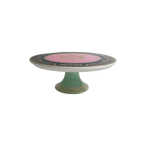 Plat à gâteau Grandpa / Ø 22,8 cm - Pols Potten - Multicolore - Porcelaine