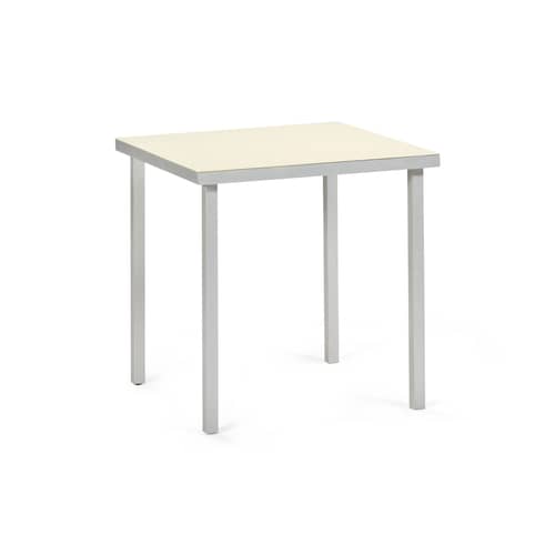 Table carrée Alu table / 85 x 85 cm - (indoor/outdoor) - valerie objects - Ivoire - Aluminium
