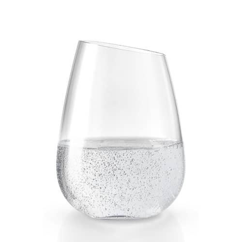 Verre à eau  verre transparent Small / 38 cl - Eva Trio - Transparent - Verre soufflé bouche
