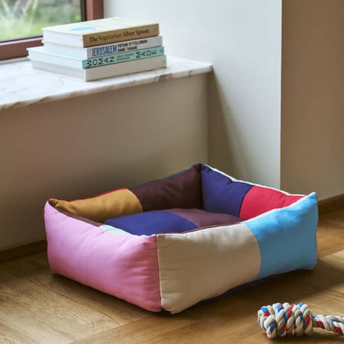 Hundebett Hay Dogs textil bunt / Small - 52 x 60 cm - Hay - Bunt - Recyceltes Polyester