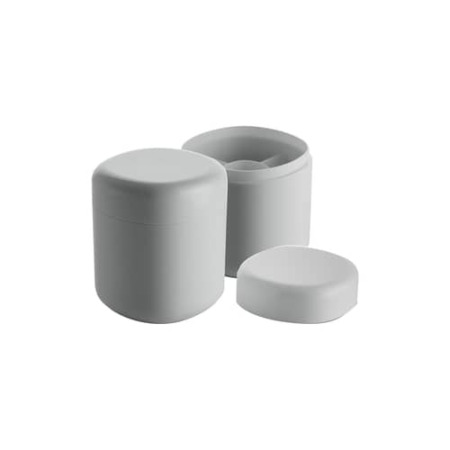 Boîte Birillo plastique blanc pour cotons-tiges - Alessi - Blanc - PMMA