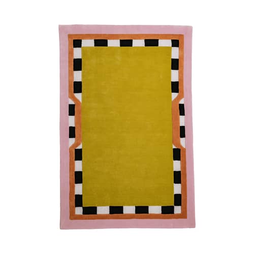 Eighties Rug textile multicoloured / 120 x 60 cm - Hand-tufted - COLORTHERAPIS - 120 x 60 cm - New Zealand Virgin Wool