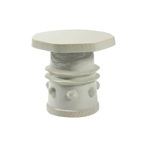 Table d\'appoint Clara 08 céramique gris / Ø 39 x H 37 cm - Serax - Gris - Grès émaillé