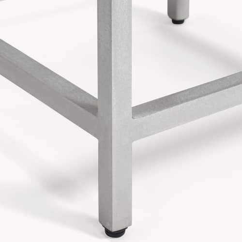 Tabouret Alu Stool métal / Small - H 45 cm - valerie objects - Aluminium brut - Aluminium