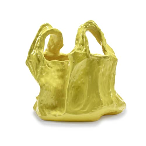 Vase Gala Small céramique jaune - Serax - Jaune - Porcelaine émaillée