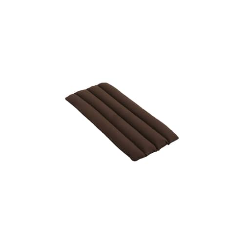 Accessoire / Coussin intégral Soft Quilted - Pour fauteuil Palissade Dining Large - Hay - Rouge oxyde - Mousse polyuréthane, Tissu oléfine