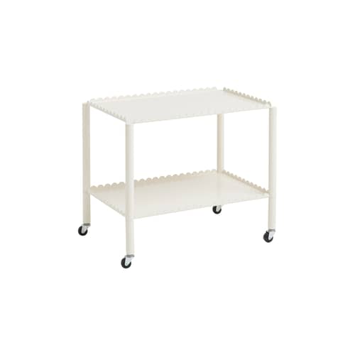 Desserte Arcs LOW métal blanc / 63 x 44 x H 53,5 cm - Hay - Blanc - Acier