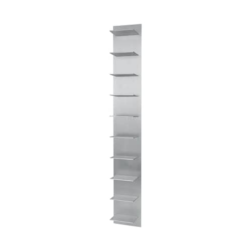Étagère Lager Tall métal / L 25 x H 170 cm - Ferm Living - Aluminium brossé - Aluminium brossé