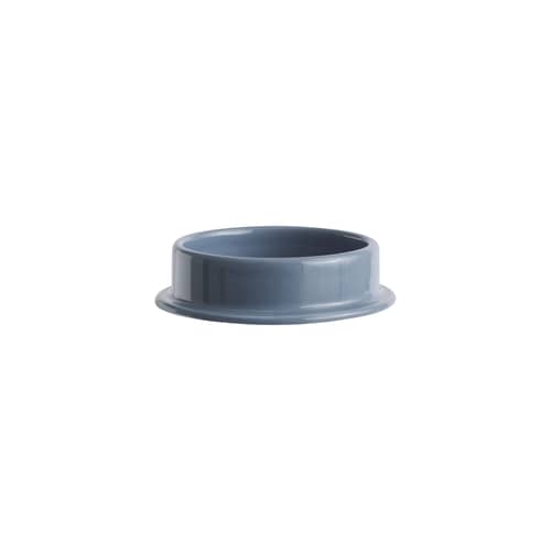 Kerzenleuchter Column Medium keramik blau / Für Blockkerze - Ø 11 cm - Hay - Dusty Blue - Fayence