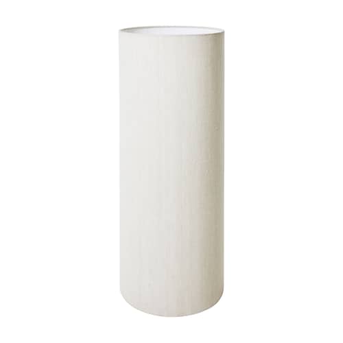 Lampada a stelo Cone ceramica bianco / H 150 cm - Gres e lino - HK LIVING - Bianco - Gres, Lino