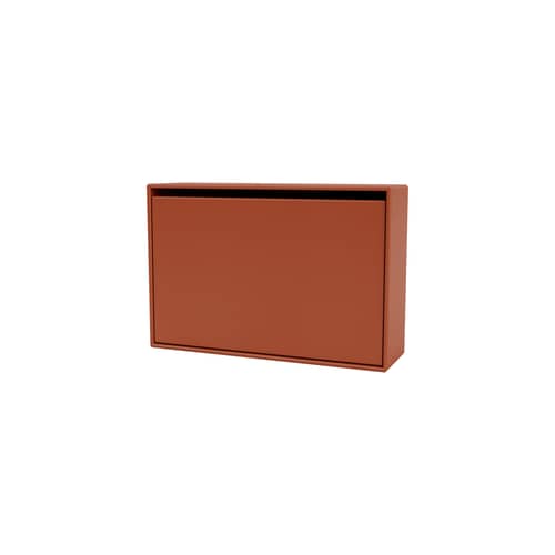 Mobile per scarpe Hide legno arancione / L 69,6 x H 46,8 x P 20 cm - MONTANA - Hokkaido 162 - MDF laccato
