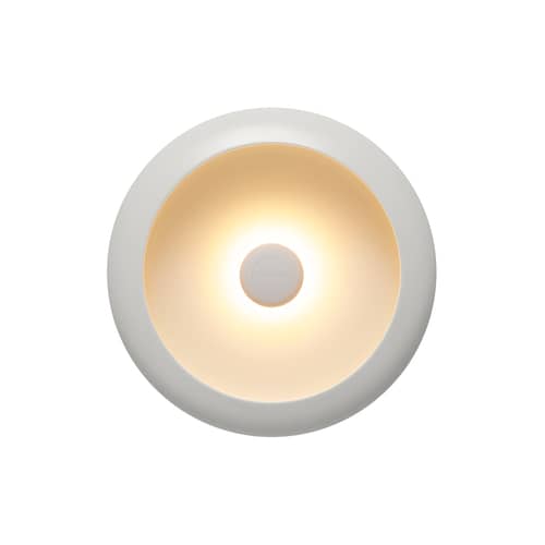 Outdoor-Wandleuchte Oloha Medium metall grau / Lampe ohne Kabel - Ø 30 cm - Fatboy - Hellgrau - ABS, Silikon, Thermolackiertes Aluminium