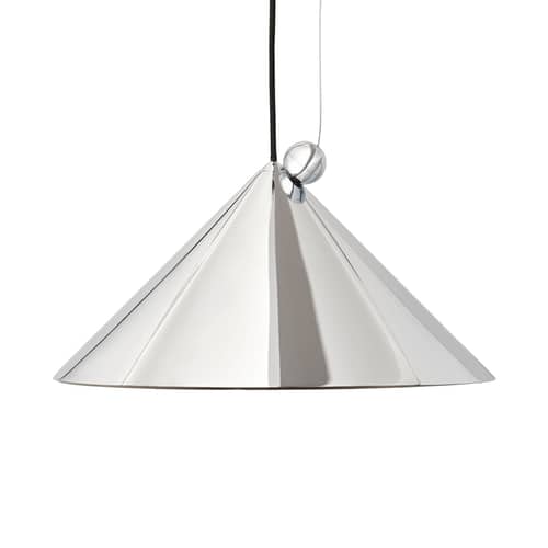 Suspension Pose LED métal argent / Ø 43 x H 30 cm - Orientable - Tom Dixon - Argent - Acier