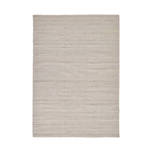 Tapis d\'extérieur Haze gris / 140 x 200 cm - Hay - Gris clair - Polyester recyclé, Viscose
